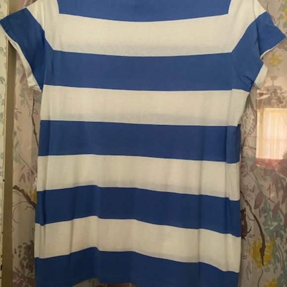 Ralph Lauren Sport Striped Logo Tee size Large - Picture 3 of 3